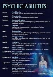 different psychic abilities